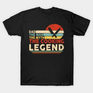 Vintage Cooking Dad Legend T-Shirt